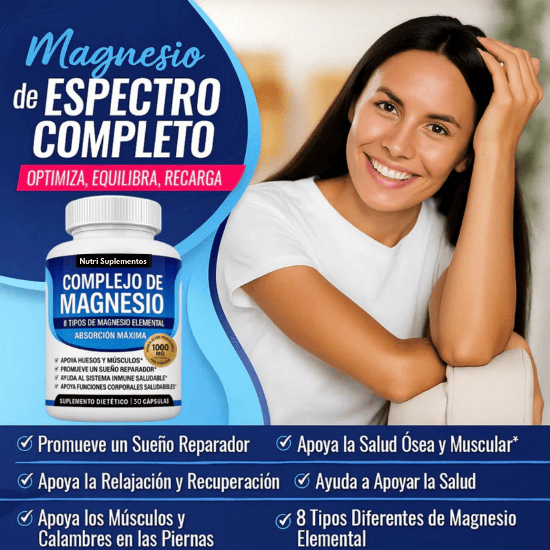 Beneficios del complejo de magnesio 8 en 1